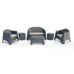 SALON MONACO 6 PLACES (2 TABOURETS_COFFRES)