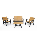 SALON CENTRAL PARK 4P RELAX BOIS – Image 2