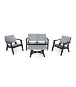 SALON CENTRAL PARK 4 PLACES BASIC BOIS