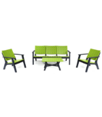 SALON CENTRAL PARK 5 PLACES BASIC BOIS – Image 4