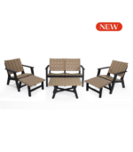 SALON CENTRAL PARK 4P RELAX BOIS – Image 3